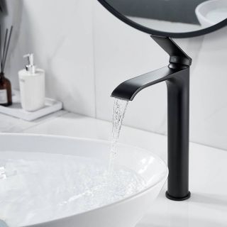 Смеситель для раковины Shevanik S4111H чёрный